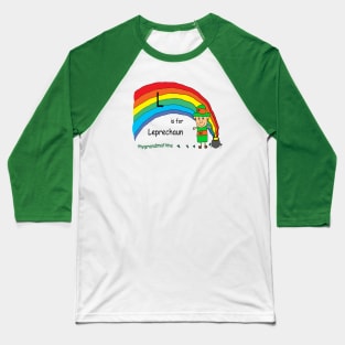 L is for Leprechaun Baseball T-Shirt